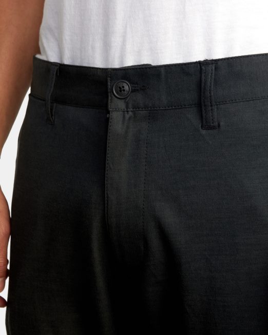 R422N8978 παντελόνι chino με στιλέτα RVCA άνδρες μαύρος είδη ένδυσης