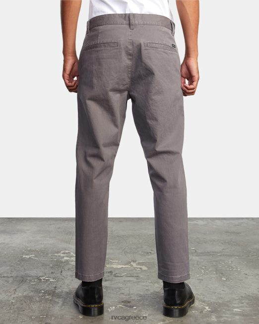 R422N8981 παντελόνι hitcher RVCA άνδρες καπνός είδη ένδυσης