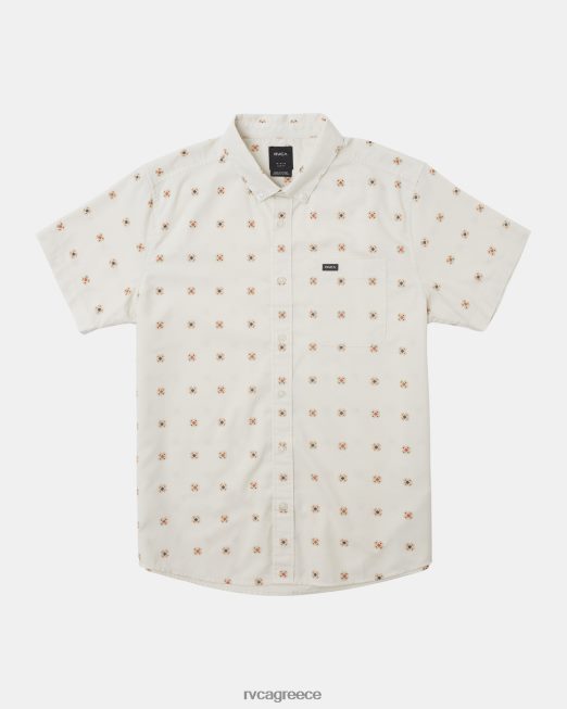 R422N8224 που θα κάνει εμπριμέ κοντομάνικο πουκάμισο RVCA άνδρες φυσικός είδη ένδυσης