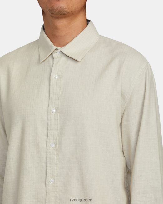 R422N8353 υψηλής ποιότητας μακρυμάνικο πουκάμισο RVCA άνδρες φυσικός είδη ένδυσης