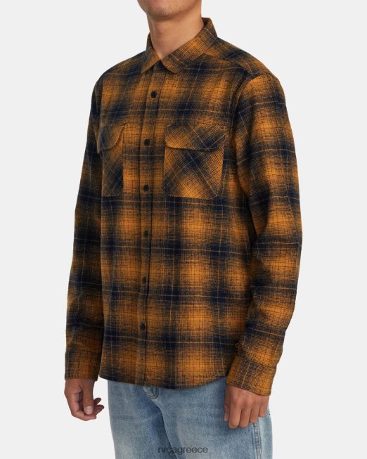R422N8532 μακρυμάνικο φανελένιο πουκάμισο dayshift RVCA άνδρες ΠΟΛΕΜΙΚΟ ΝΑΥΤΙΚΟ είδη ένδυσης