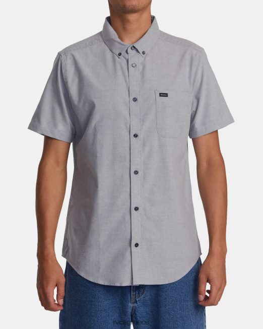 R422N8881 που θα κάνει ελαστικό κοντομάνικο πουκάμισο RVCA άνδρες πεζοδρόμιο είδη ένδυσης