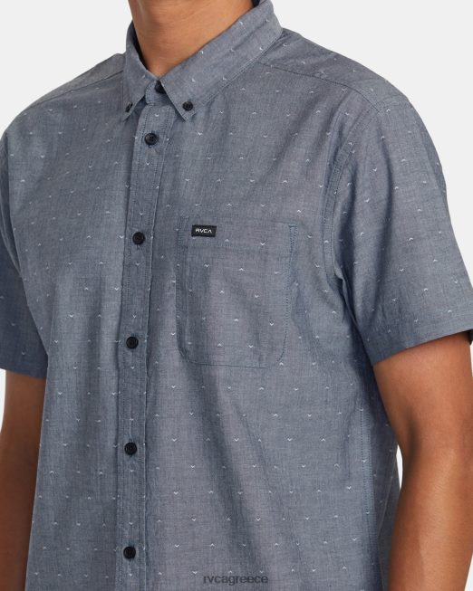 R422N8924 αυτό θα κάνει dobby πουκάμισο με κουμπιά RVCA άνδρες κυκλοθυμικό μπλε είδη ένδυσης