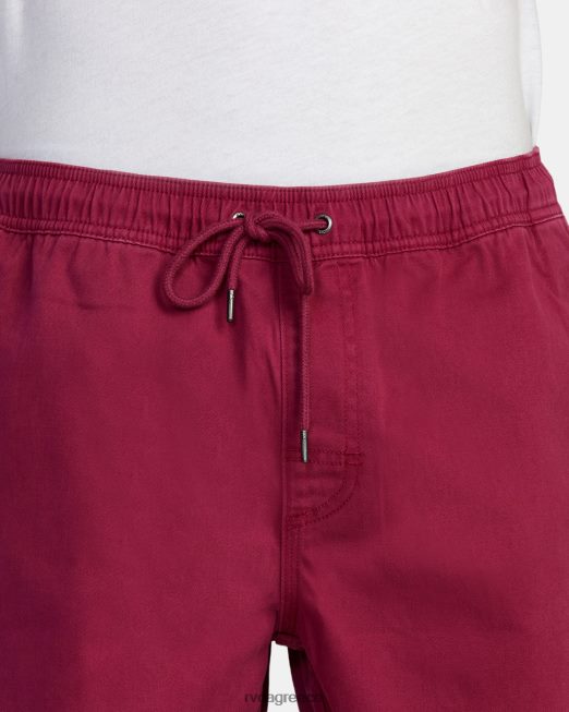 R422N81056 σορτς περιπάτου με ελαστική μέση escape 17 RVCA άνδρες τριαντάφυλλο κάκτου είδη ένδυσης