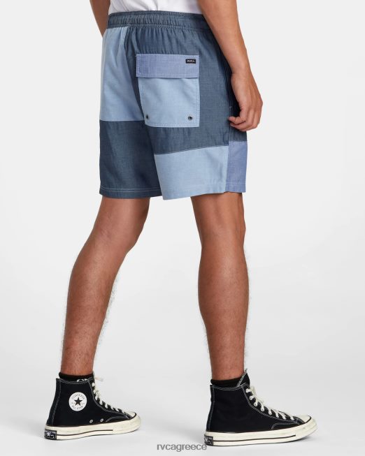 R422N8107 συνονθύλευμα λάστιχο 17 ελαστικό σορτς RVCA άνδρες μπλε είδη ένδυσης