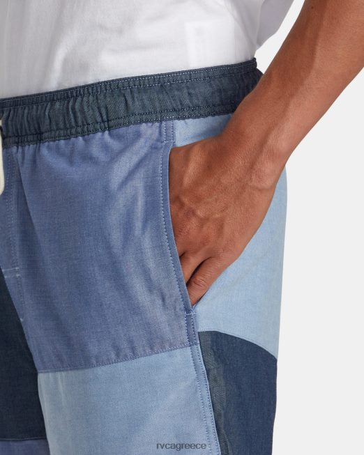 R422N8107 συνονθύλευμα λάστιχο 17 ελαστικό σορτς RVCA άνδρες μπλε είδη ένδυσης