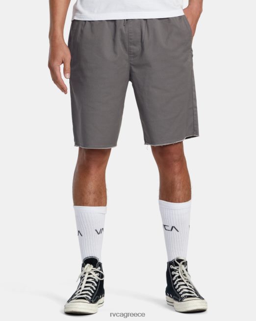 R422N8195 σαββατοκύριακο ελαστικό σορτς μέσης RVCA άνδρες καπνός είδη ένδυσης