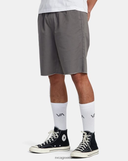 R422N8195 σαββατοκύριακο ελαστικό σορτς μέσης RVCA άνδρες καπνός είδη ένδυσης