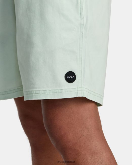 R422N8216 σορτς περιπάτου με ελαστική μέση escape 17 RVCA άνδρες aqua είδη ένδυσης