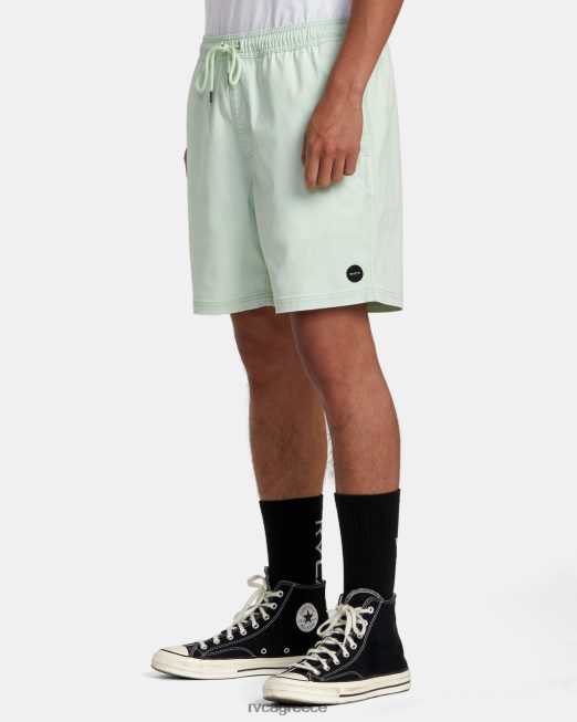 R422N8216 σορτς περιπάτου με ελαστική μέση escape 17 RVCA άνδρες aqua είδη ένδυσης