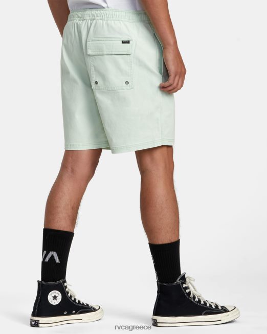 R422N8216 σορτς περιπάτου με ελαστική μέση escape 17 RVCA άνδρες aqua είδη ένδυσης