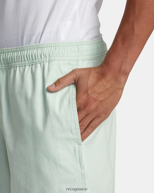 R422N8216 σορτς περιπάτου με ελαστική μέση escape 17 RVCA άνδρες aqua είδη ένδυσης