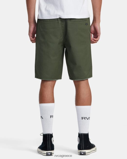 R422N8219 σαββατοκύριακο ελαστικό σορτς μέσης RVCA άνδρες κάκτος είδη ένδυσης