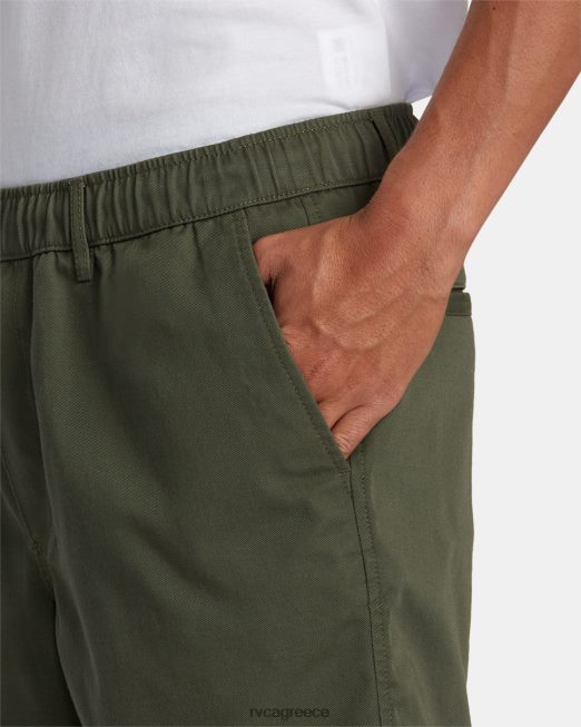 R422N8232 recession collection americana λάστιχο 20 σορτς RVCA άνδρες ελιά είδη ένδυσης