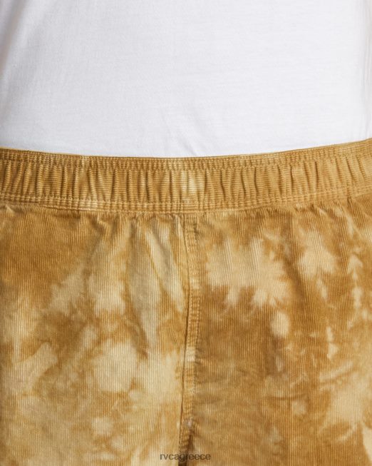 R422N8251 civic λευκασμένο σορτς 18 ελαστικό RVCA άνδρες καραμέλα βουτύρου είδη ένδυσης