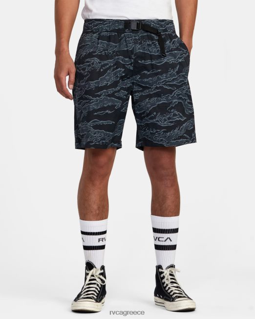 R422N8312 Civic υβριδικά boardshort RVCA άνδρες μαύρο camo είδη ένδυσης