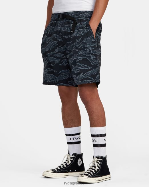 R422N8312 Civic υβριδικά boardshort RVCA άνδρες μαύρο camo είδη ένδυσης