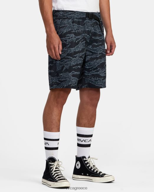 R422N8312 Civic υβριδικά boardshort RVCA άνδρες μαύρο camo είδη ένδυσης