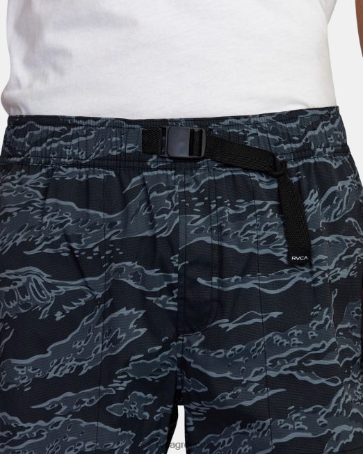 R422N8312 Civic υβριδικά boardshort RVCA άνδρες μαύρο camo είδη ένδυσης
