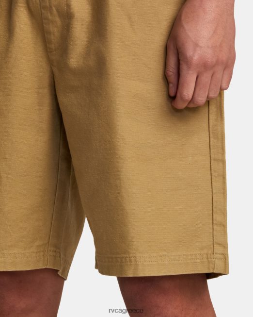 R422N8339 Υψηλής ποιότητας ελαστική μέση 20 σορτς RVCA άνδρες χακί είδη ένδυσης