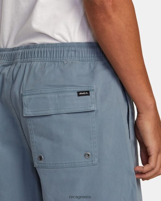 R422N8389 σορτς περιπάτου με ελαστική μέση escape 17 RVCA άνδρες βιομηχανικό μπλε είδη ένδυσης