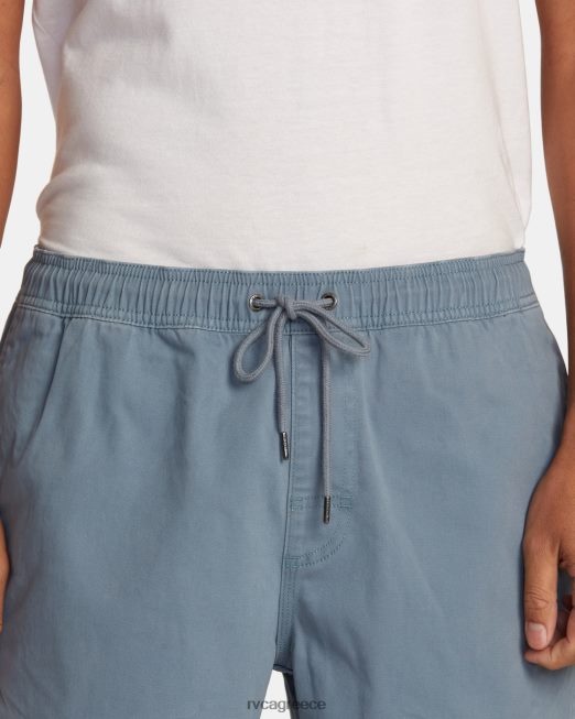 R422N8389 σορτς περιπάτου με ελαστική μέση escape 17 RVCA άνδρες βιομηχανικό μπλε είδη ένδυσης