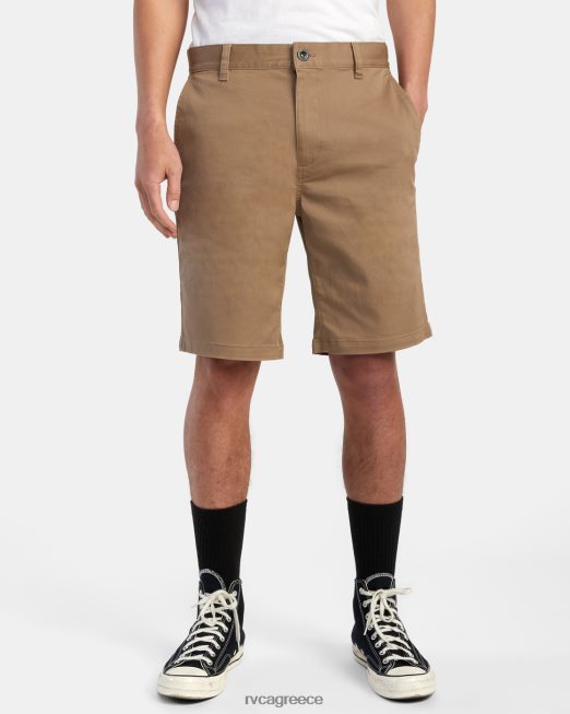 R422N8441 Σορτς Σαββατοκύριακου RVCA άνδρες σκούρο χακί είδη ένδυσης