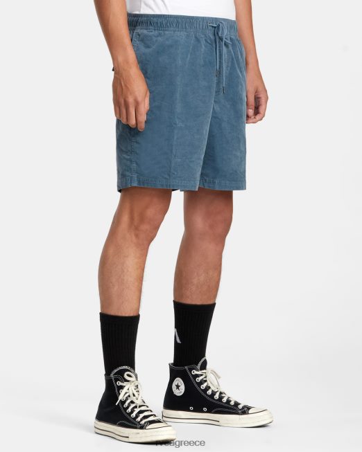 R422N860 κοτλέ σορτς escape ελαστική μέση 17 RVCA άνδρες γαλάζιο της πάπιας είδη ένδυσης