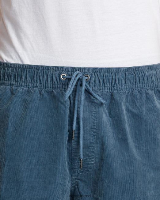 R422N860 κοτλέ σορτς escape ελαστική μέση 17 RVCA άνδρες γαλάζιο της πάπιας είδη ένδυσης