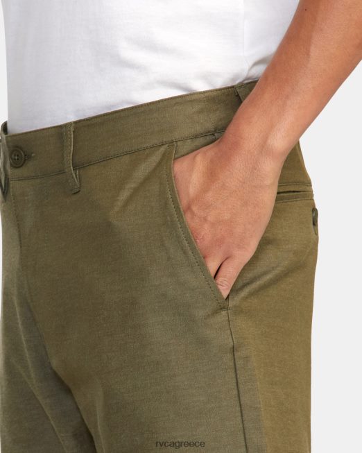 R422N8634 πίσω σε υβριδικά σορτς 19 RVCA άνδρες ελιά είδη ένδυσης