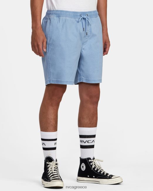 R422N8690 σορτς περιπάτου με ελαστική μέση escape 17 RVCA άνδρες deja blue είδη ένδυσης