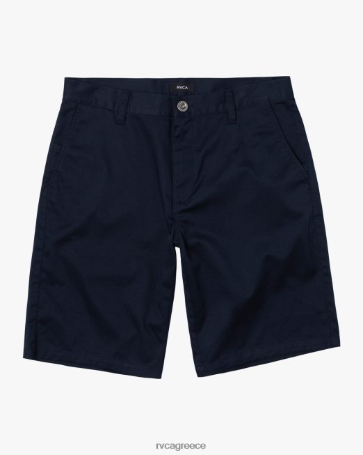 R422N8720 Σορτς chino stretch για το Σαββατοκύριακο 20 RVCA άνδρες ναυτικό ναυτικό είδη ένδυσης
