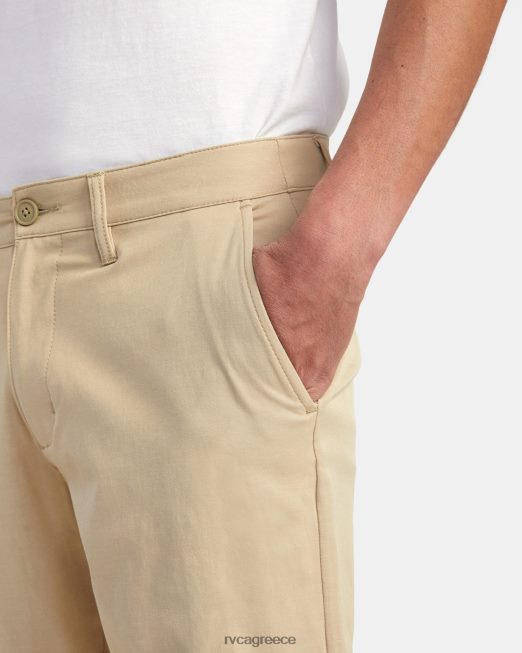 R422N8721 πίσω σε υβριδικό σορτς 19 RVCA άνδρες χακί είδη ένδυσης