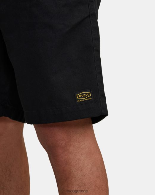 R422N8733 recession collection americana λάστιχο 20 σορτς RVCA άνδρες μαύρος είδη ένδυσης