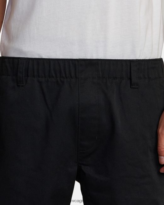 R422N8733 recession collection americana λάστιχο 20 σορτς RVCA άνδρες μαύρος είδη ένδυσης