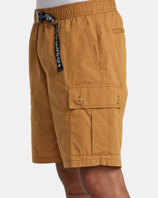 R422N874 αστική χρησιμότητα 18 ελαστικό σορτς RVCA άνδρες καμήλα είδη ένδυσης