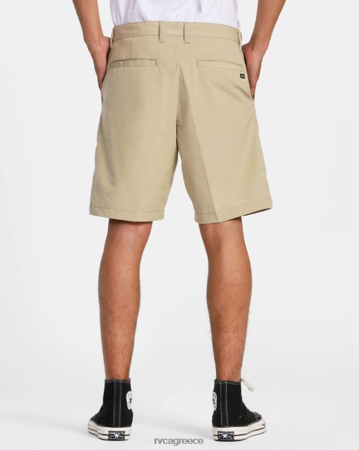 R422N8780 στιλέτα chino υβριδικό παντελόνι RVCA άνδρες χακί είδη ένδυσης