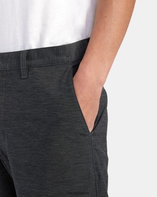 R422N8812 στιλέτα chino υβριδικό παντελόνι RVCA άνδρες μαύρος είδη ένδυσης