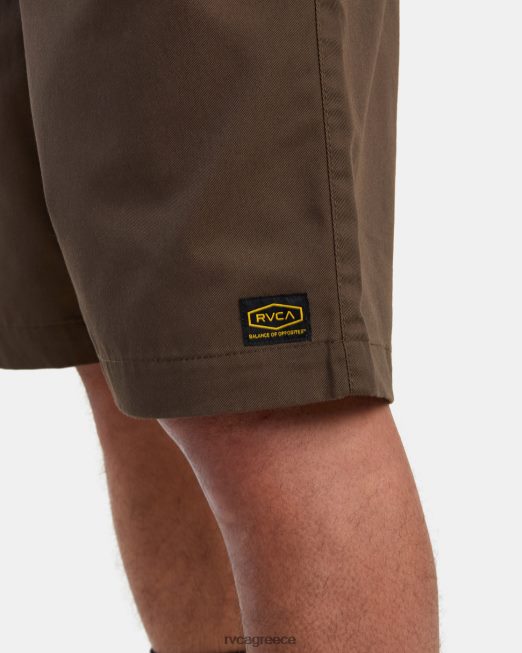 R422N8822 αμερικάνικα σορτς πεζοπορίας 22 RVCA άνδρες σοκολάτα είδη ένδυσης