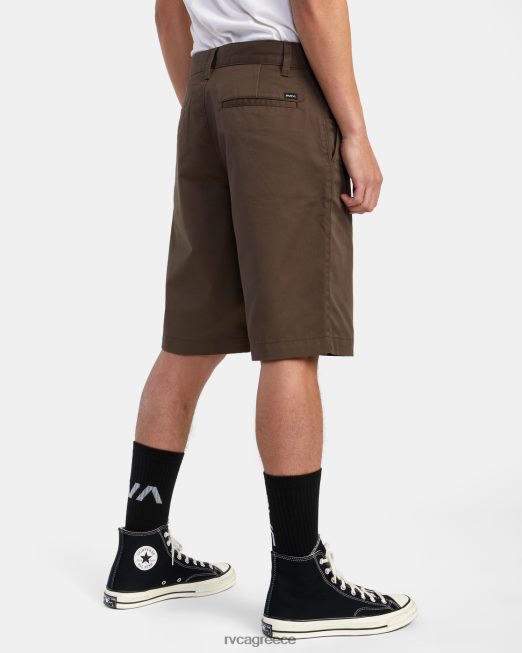 R422N8822 αμερικάνικα σορτς πεζοπορίας 22 RVCA άνδρες σοκολάτα είδη ένδυσης