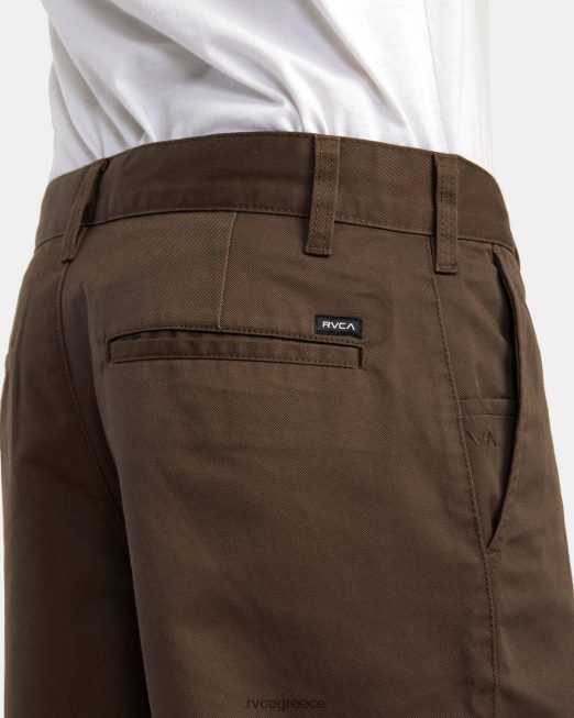 R422N8822 αμερικάνικα σορτς πεζοπορίας 22 RVCA άνδρες σοκολάτα είδη ένδυσης