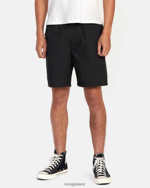R422N8904 brodie 2 υβριδικό ελαστικό σορτς 17 RVCA άνδρες μαύρος είδη ένδυσης