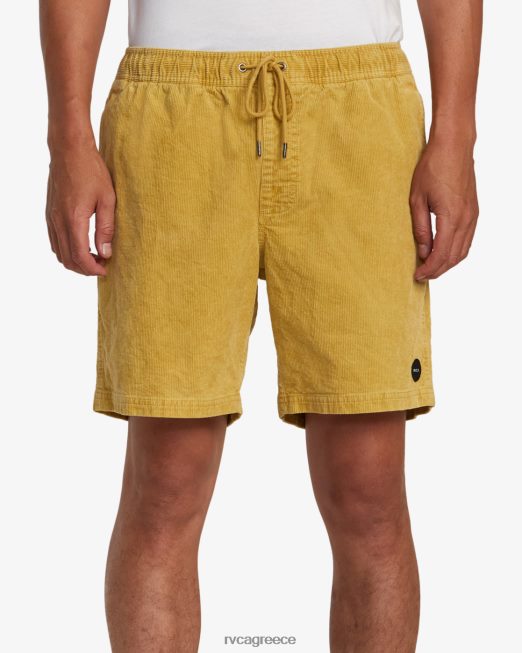 R422N8921 κοτλέ σορτς escape ελαστική μέση 17 RVCA άνδρες νότια βρύα είδη ένδυσης