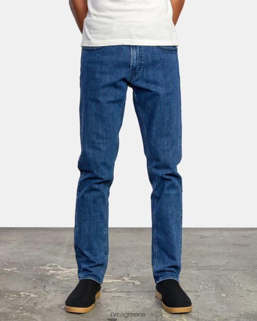 R422N8846 τζιν τζιν στιλέτα RVCA άνδρες ελαφρύ vintage πλύσιμο είδη ένδυσης