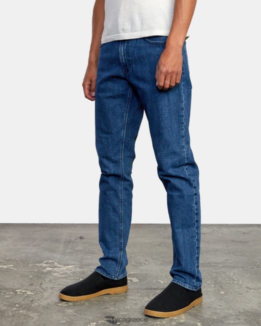 R422N8846 τζιν τζιν στιλέτα RVCA άνδρες ελαφρύ vintage πλύσιμο είδη ένδυσης