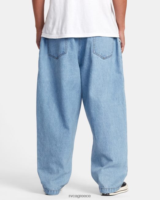 R422N8880 τζιν τζιν με ελαστική μέση zach allen RVCA άνδρες 90s μπλε είδη ένδυσης