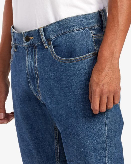 R422N8887 Σαββατοκύριακο σε ίσια εφαρμογή τζιν RVCA άνδρες ελαφρύ vintage πλύσιμο είδη ένδυσης