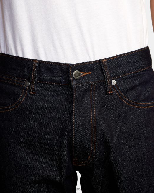 R422N8950 Σαββατοκύριακο σε ίσια εφαρμογή τζιν RVCA άνδρες σκούρο λουλακί είδη ένδυσης