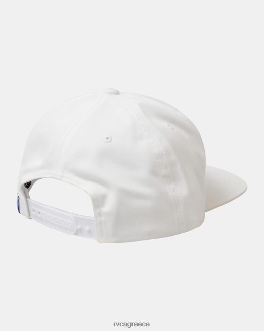 R422N873 καπέλο everlast x benjamin jeanjean snapback RVCA για άνδρες και γυναίκες υπόλευκο αξεσουάρ