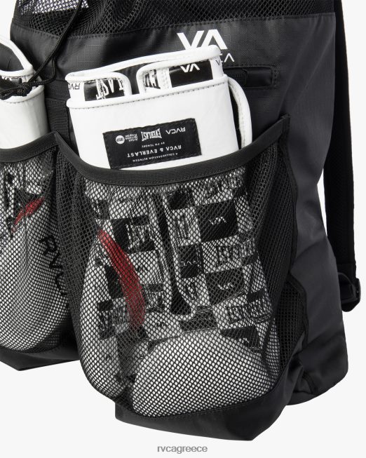 R422N8828 va σακίδιο πυγμαχίας RVCA για άνδρες και γυναίκες μαύρος αξεσουάρ
